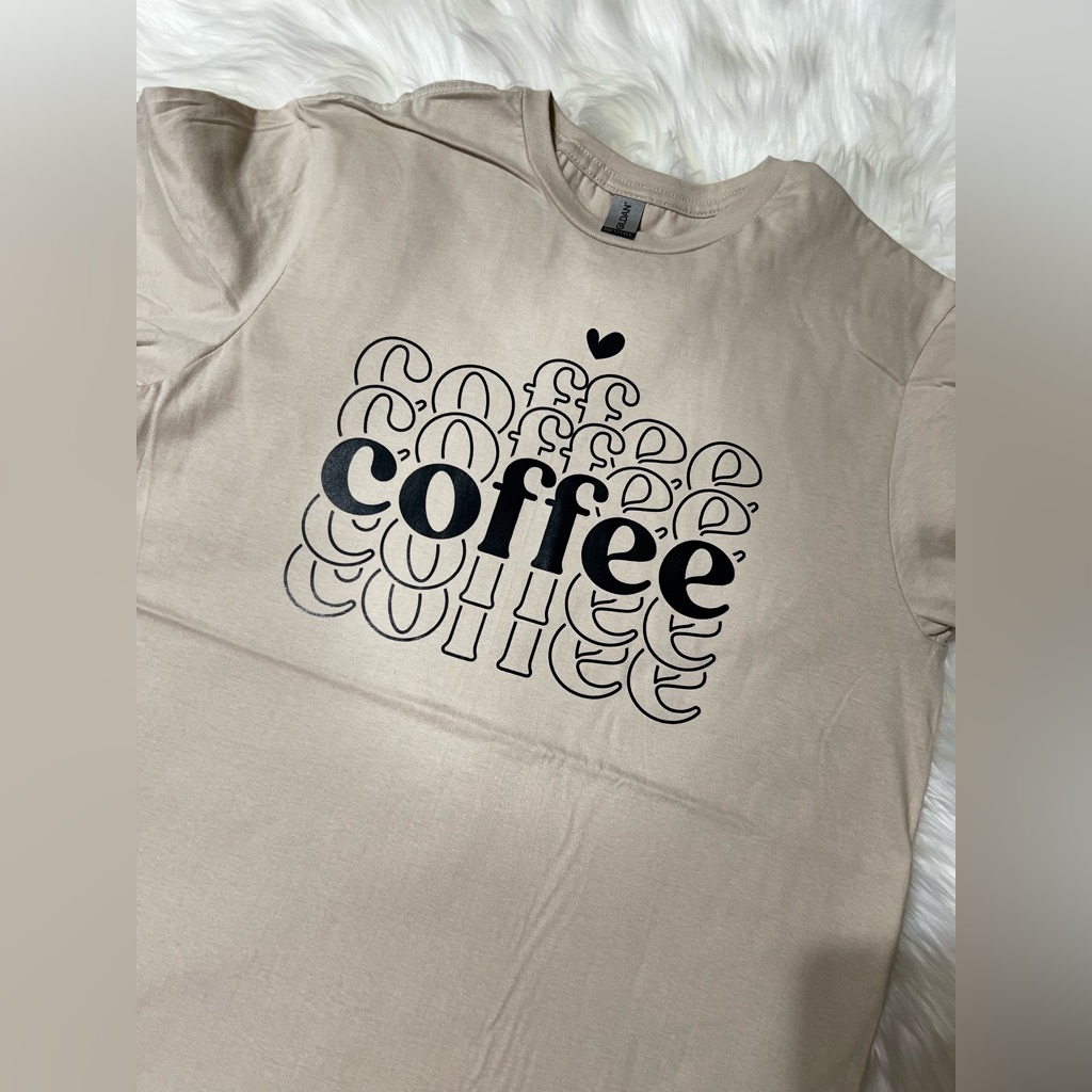 Coffee Coffee Coffee Shirt Screen Print